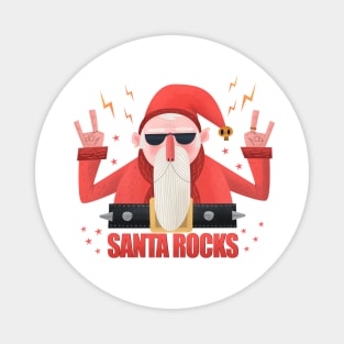 Santa Rocks Magnet